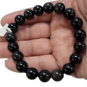 Obsidian Stone Bracelet